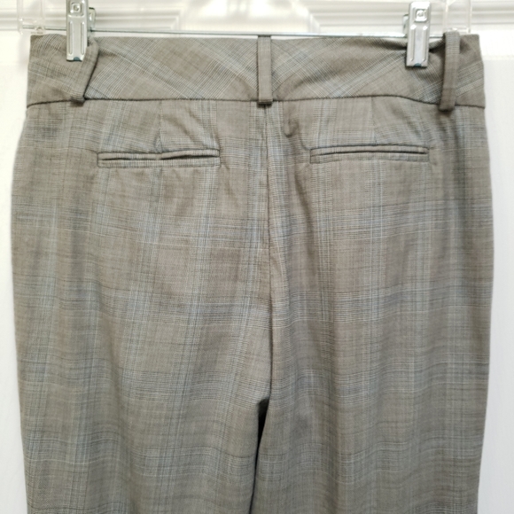 Banana Republic Gray Plaid Martin Fit Wool Blend Lined Trouser Pants - Picture 7 of 9